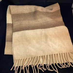 Echo Cashmere Fringed Scarf